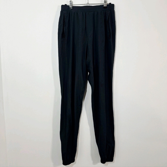 Lululemon Men's Surge Regular Tapered Jogger Sz S Drawstring Pocket Pants Black - Picture 1 of 16